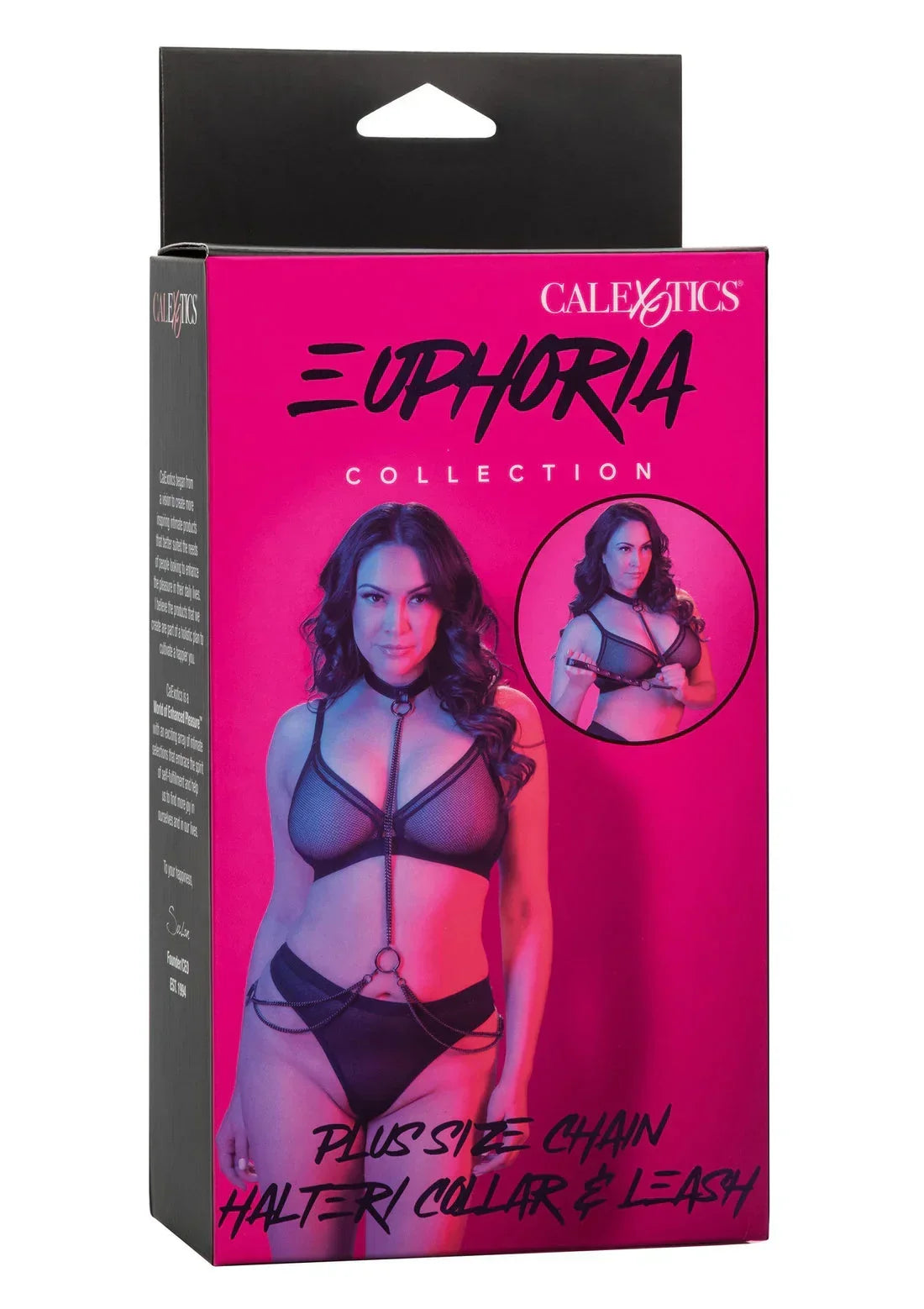 Bestel: Chain Halter & Collar Plus by CalExotics - bij Happytoys.nl, happytoys.be, Happytoys.ae: erotische sex webshop | liever Happy dan Easy ⭐⭐⭐⭐⭐
