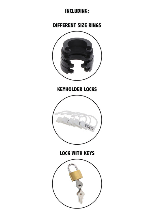 Bestel: Chastity Cock Cage Silicone Small - bij Happytoys: de erotische sex webshop | liever Happy dan Easy ⭐⭐⭐⭐⭐