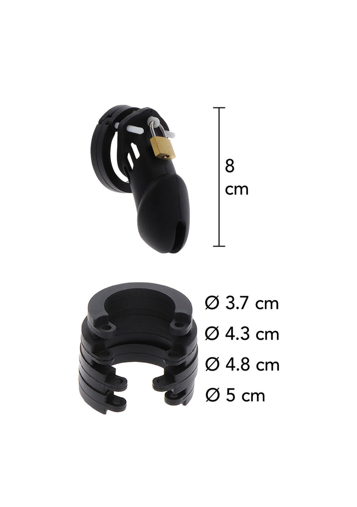 Bestel: Chastity Cock Cage Silicone Large by Hidden Desire Extreme - bij Happytoys.nl, happytoys.be, Happytoys.ae: erotische sex webshop | liever Happy dan Easy ⭐⭐⭐⭐⭐