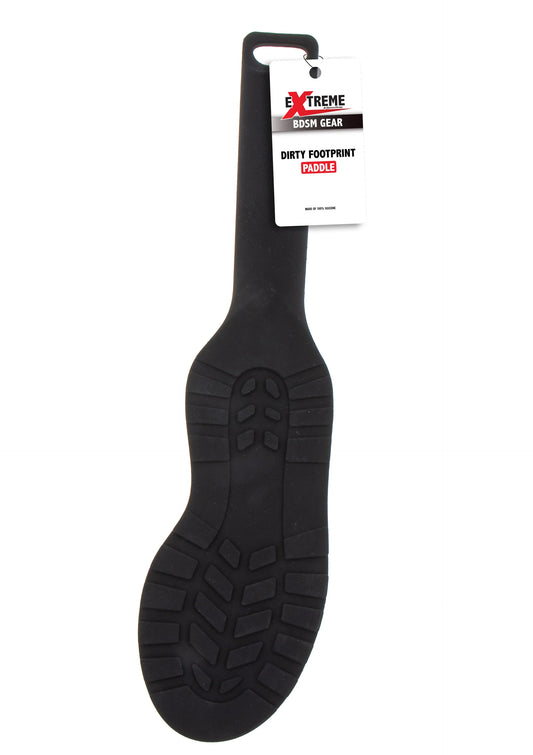 Bestel: Dirty Footprint Paddle - bij Happytoys: de erotische sex webshop | liever Happy dan Easy ⭐⭐⭐⭐⭐