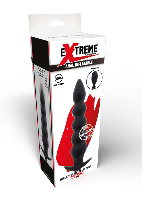 Inflatable Ribbed Plug Advance by Hidden Desire Extreme