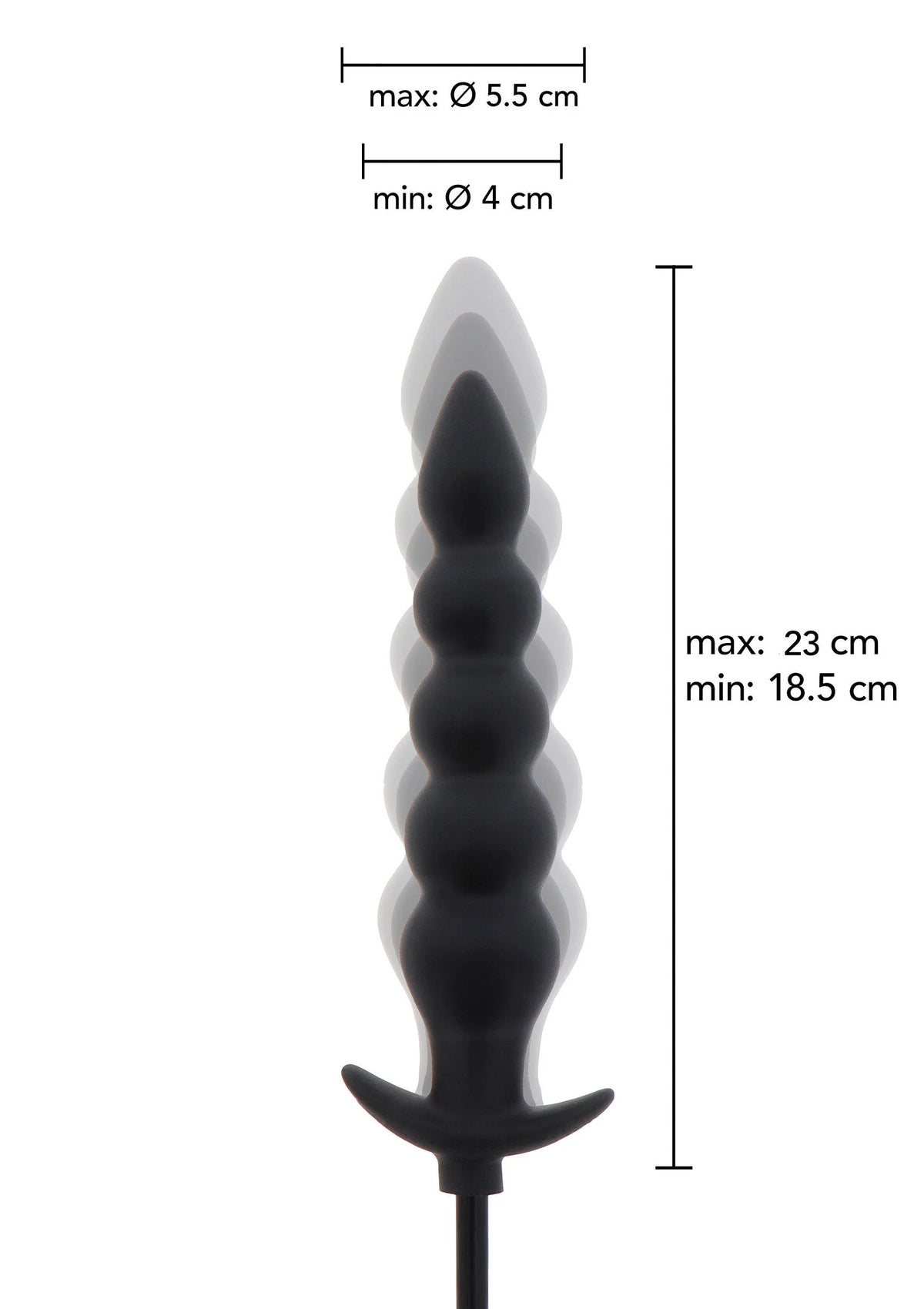 Bestel: Inflatable Ribbed Plug Advance by Hidden Desire Extreme - bij Happytoys: de erotische sex webshop | liever Happy dan Easy âââââ