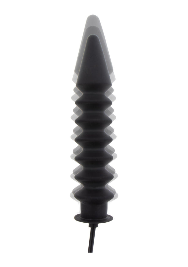 Inflatable Ribbed Plug Expert Buttplug by Hidden Desire Extreme