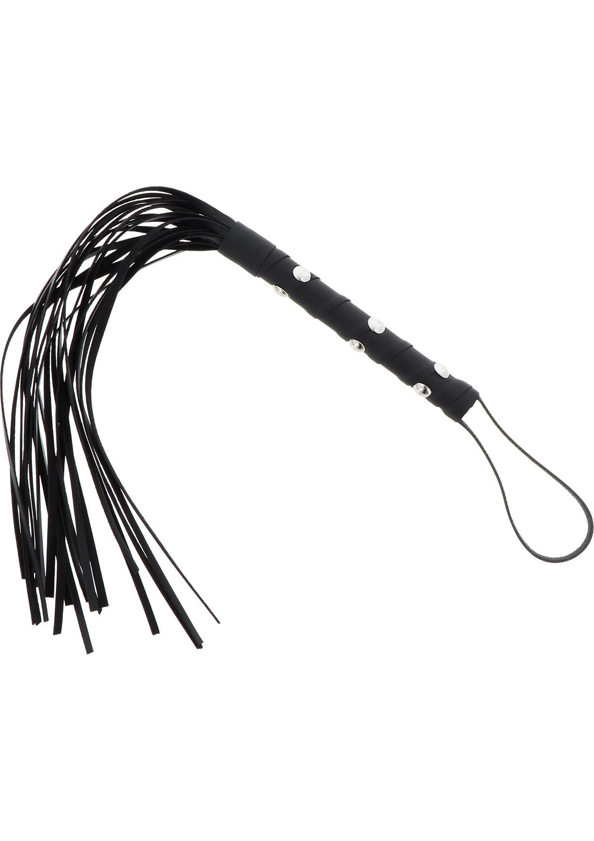 Bestel: Extreme Short Studded Flogger Whip by Hidden Desire - bij Happytoys.nl, happytoys.be, Happytoys.ae: erotische sex webshop | liever Happy dan Easy âââââ - Default Title - 16895 - BLACK