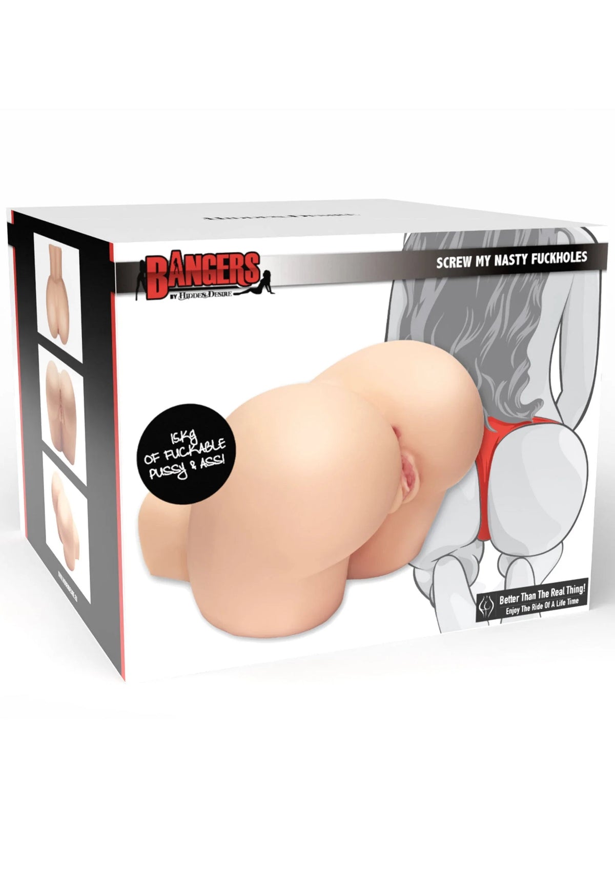 Bestel: Bangers Screw My Nasty Fuckholes 15kg by Hidden Desire - bij Happytoys.nl, happytoys.be, Happytoys.ae: erotische sex webshop | liever Happy dan Easy ⭐⭐⭐⭐⭐