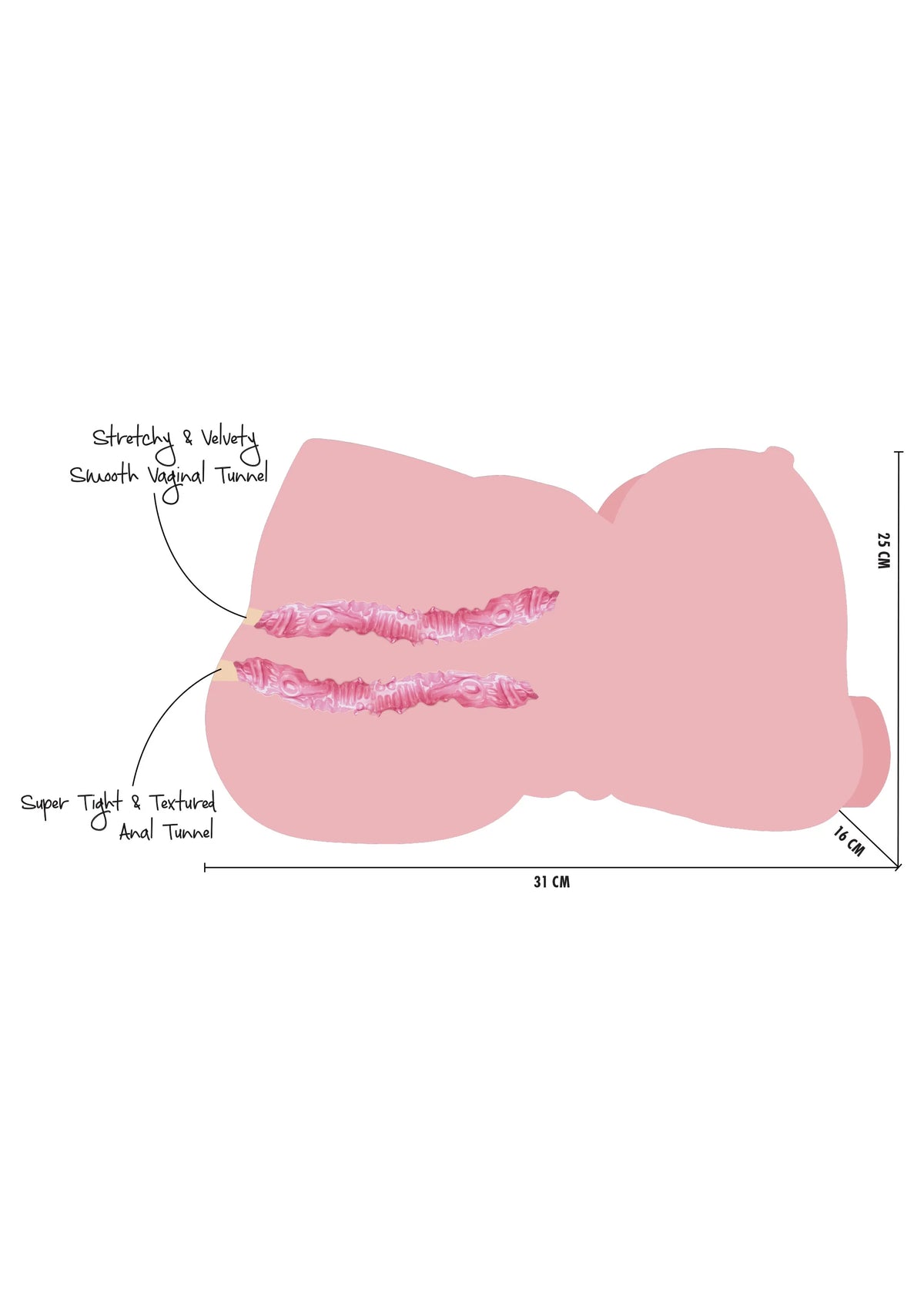 Bestel: Fat Fuck Queen 6 kg by Hidden Desire - bij Happytoys.nl, happytoys.be, Happytoys.ae: erotische sex webshop | liever Happy dan Easy ⭐⭐⭐⭐⭐