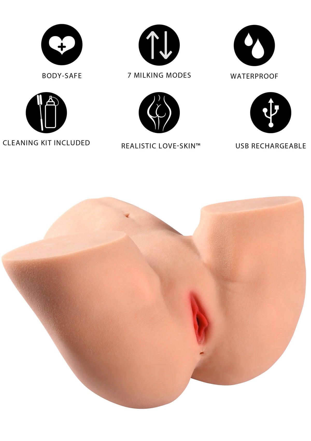 Bestel: Big Ass Milking Bitch 16kg by Hidden Desire - bij Happytoys: de erotische sex webshop | liever Happy dan Easy ⭐⭐⭐⭐⭐