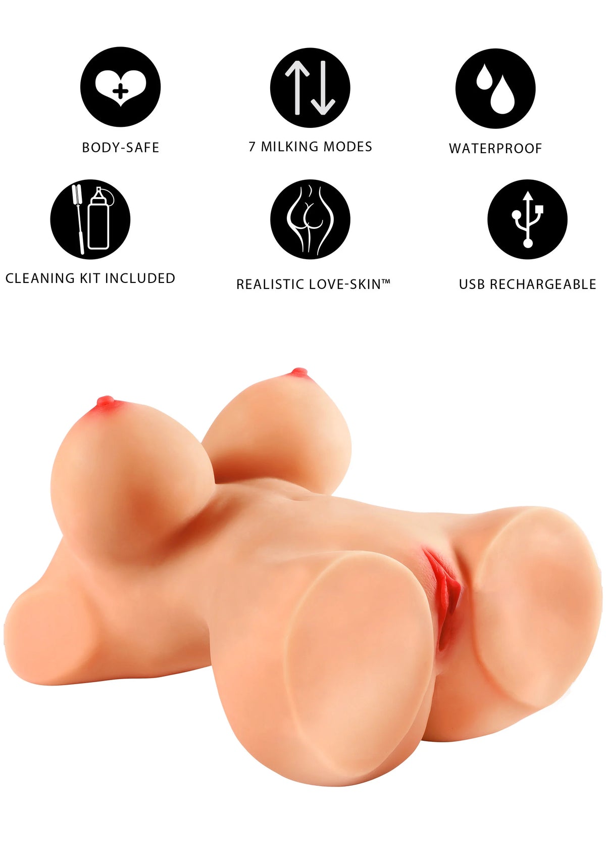 Bestel: Horny Milking Bitch 10kg by Hidden Desire - bij Happytoys.nl, happytoys.be, Happytoys.ae: erotische sex webshop | liever Happy dan Easy ⭐⭐⭐⭐⭐