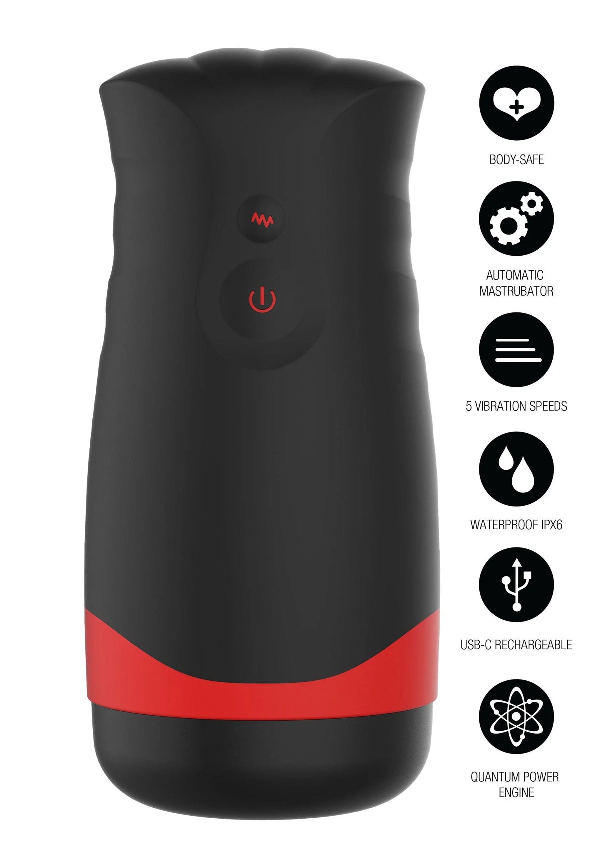 Bestel: Fusion X Quantum Power Masturbator by Hidden Desire - bij Happytoys: de erotische sex webshop | liever Happy dan Easy ⭐⭐⭐⭐⭐