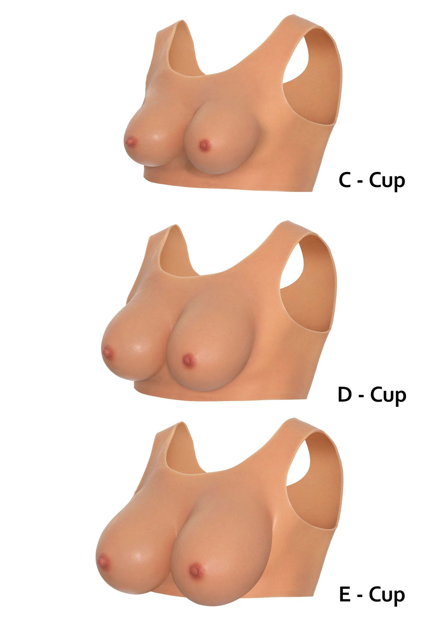 Wearable Breasts Top E Cup by Hidden Desire