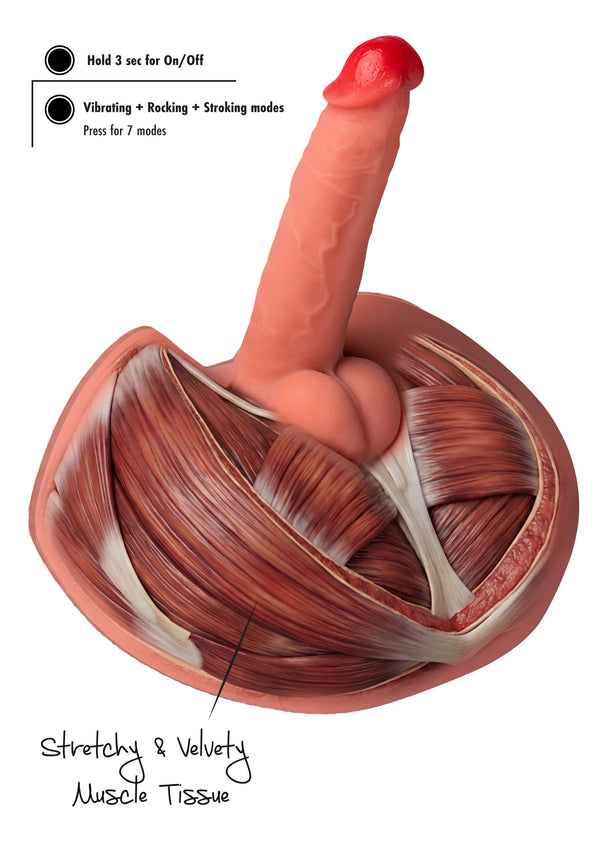 Bestel: Hardcore Deep Fucker 3.2 kg by Hidden Desire - bij Happytoys.nl, happytoys.be, Happytoys.ae: erotische sex webshop | liever Happy dan Easy ⭐⭐⭐⭐⭐