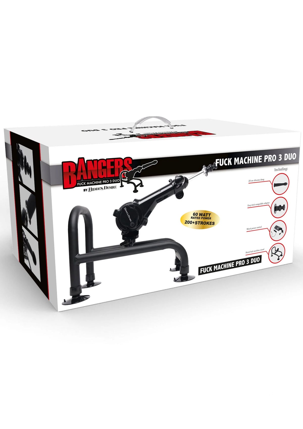 Bestel: Bangers Fuck Machine Pro 3 Duo by Hidden Desire - bij Happytoys.nl, happytoys.be, Happytoys.ae: erotische sex webshop | liever Happy dan Easy ⭐⭐⭐⭐⭐