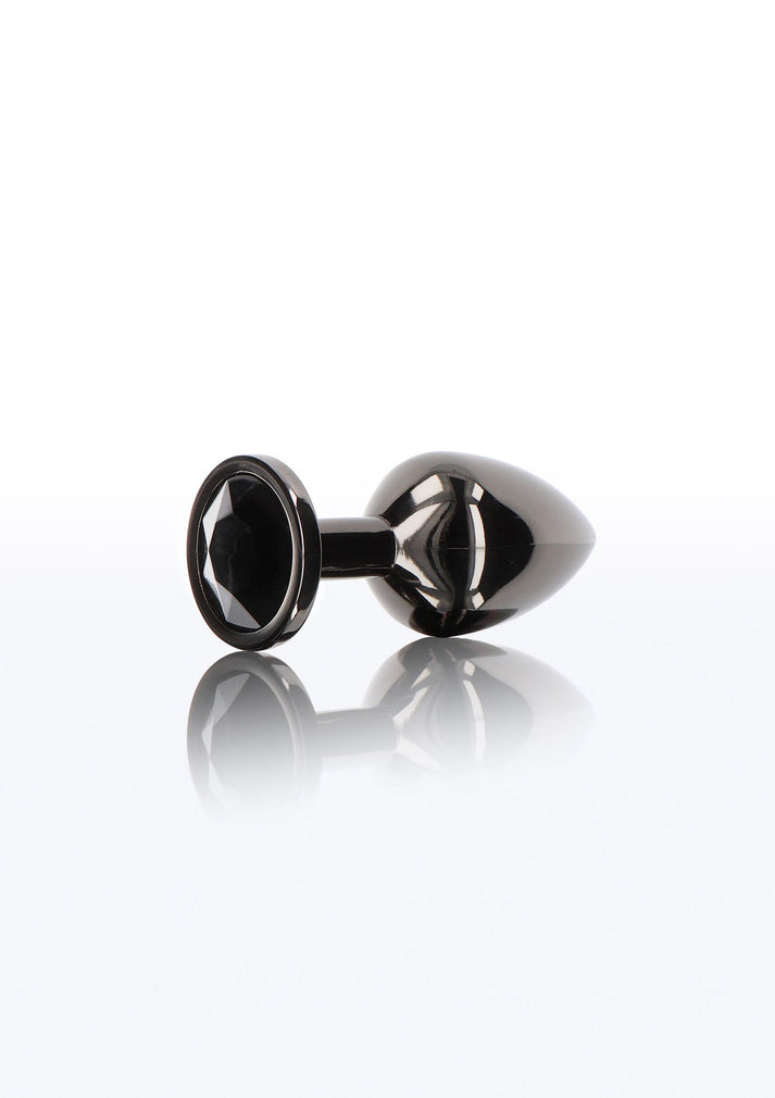 Bestel: Butt Plug With Diamond Jewel S - bij Happytoys.nl, happytoys.be, Happytoys.ae: erotische sex webshop | liever Happy dan Easy ⭐⭐⭐⭐⭐ - Default Title - 17116 - BLACK