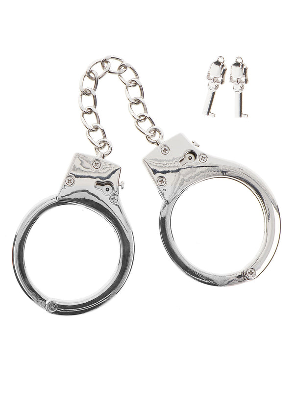 Bestel: Silver Plated BDSM Handcuffs by Taboom Luxury Bondage Essentials - bij Happytoys.nl, happytoys.be, Happytoys.ae: erotische sex webshop | liever Happy dan Easy ⭐⭐⭐⭐⭐