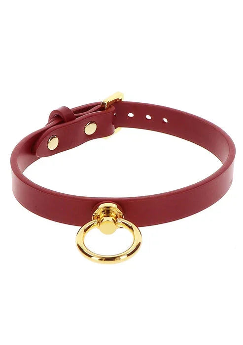 Bestel: Bondage in Luxury O - Ring Collar by Taboom - bij Happytoys.nl, happytoys.be, Happytoys.ae: erotische sex webshop | liever Happy dan Easy ⭐⭐⭐⭐⭐