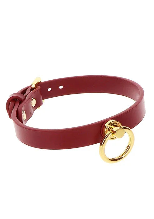 Bestel: Bondage in Luxury O - Ring Collar by Taboom - bij Happytoys.nl, happytoys.be, Happytoys.ae: erotische sex webshop | liever Happy dan Easy ⭐⭐⭐⭐⭐