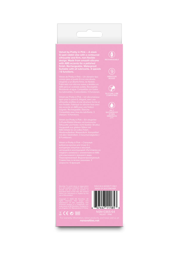 Bestel: Velvet G - Spot Vibrator by NS Novelties Pretty in Pink - bij Happytoys.nl, happytoys.be, Happytoys.ae: erotische sex webshop | liever Happy dan Easy ⭐⭐⭐⭐⭐