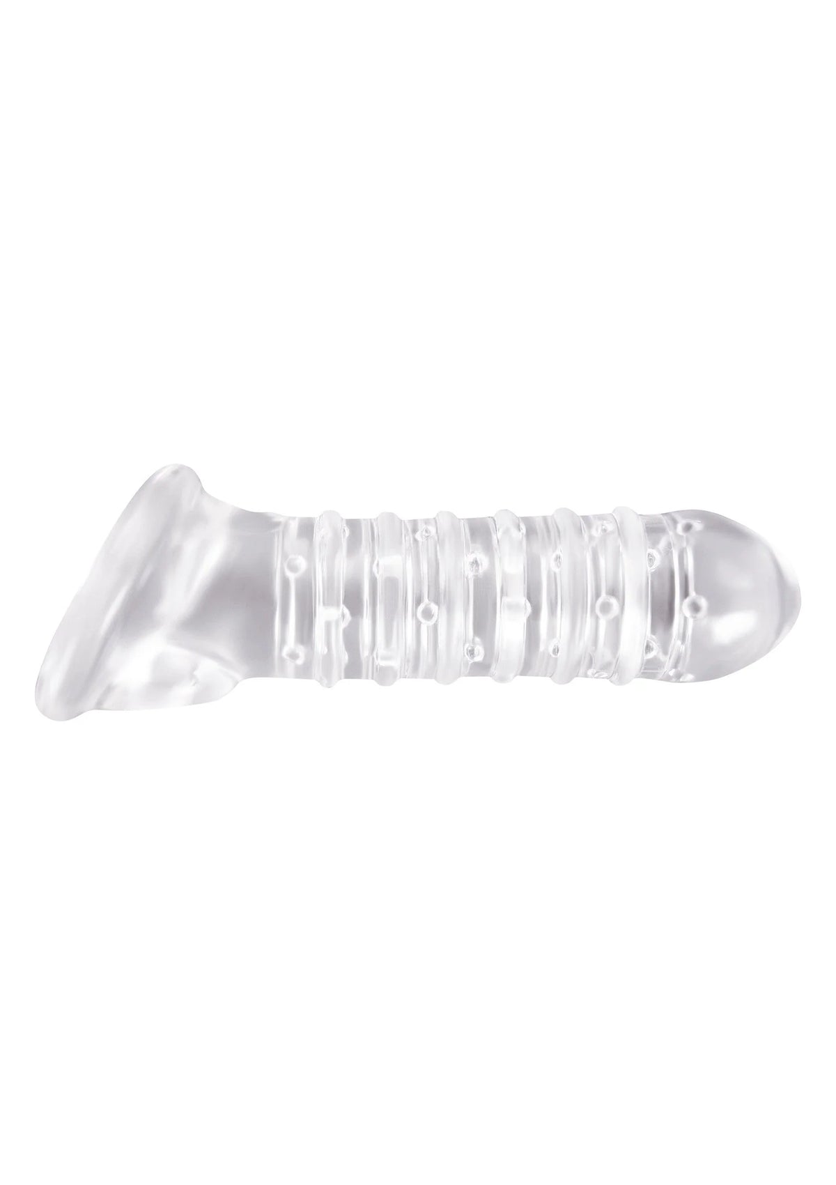 Bestel: NS Novelties Renegade Ribbed Sleeve - bij Happytoys.nl, happytoys.be, Happytoys.ae: erotische sex webshop | liever Happy dan Easy ⭐⭐⭐⭐⭐ - Default Title - 18367 - CLEAR