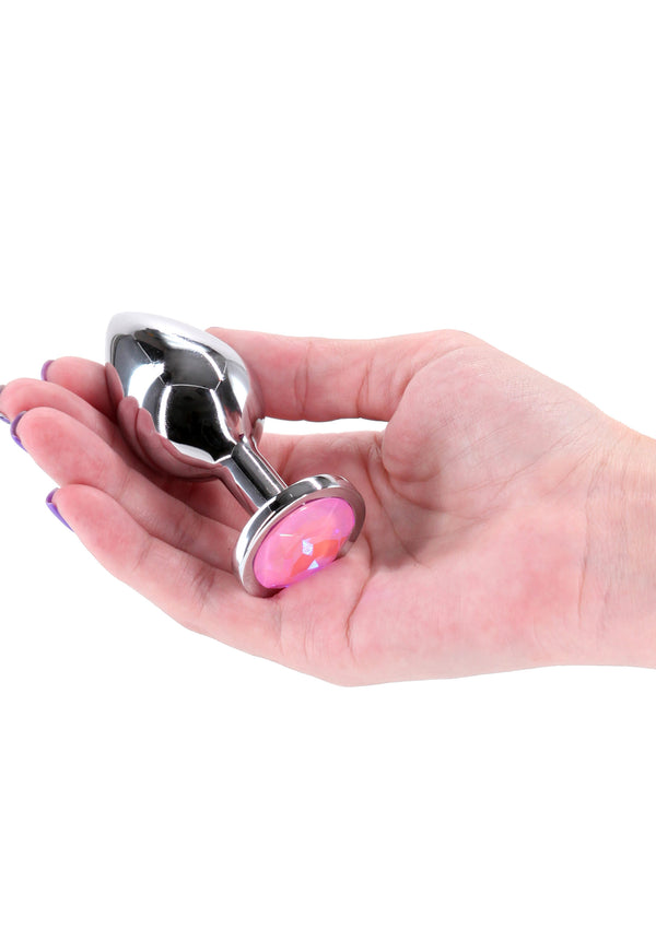 Bestel: Rear Assets Silver butplug Medium by NS Novelties - bij Happytoys.nl, happytoys.be, Happytoys.ae: erotische sex webshop | liever Happy dan Easy ⭐⭐⭐⭐⭐