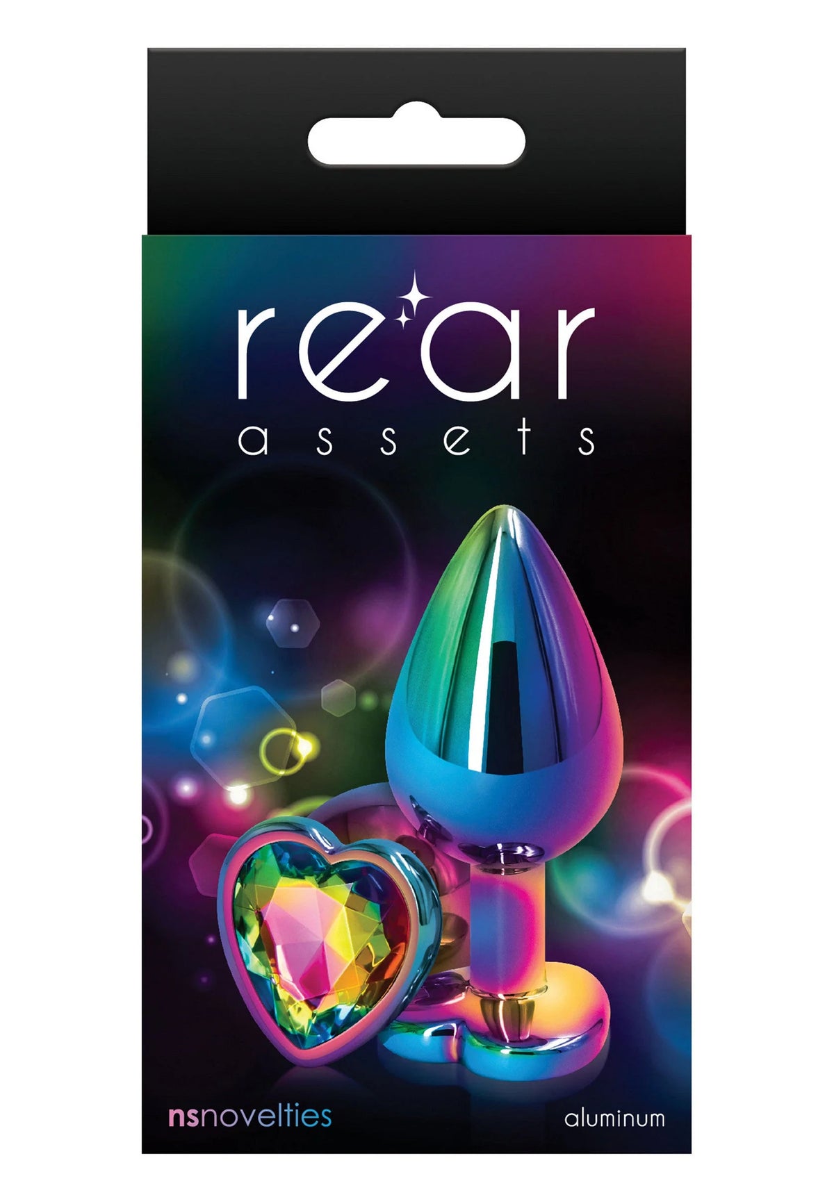 Bestel: Rear Assets Mulitcolor Heart M - bij Happytoys: de erotische sex webshop | liever Happy dan Easy ⭐⭐⭐⭐⭐