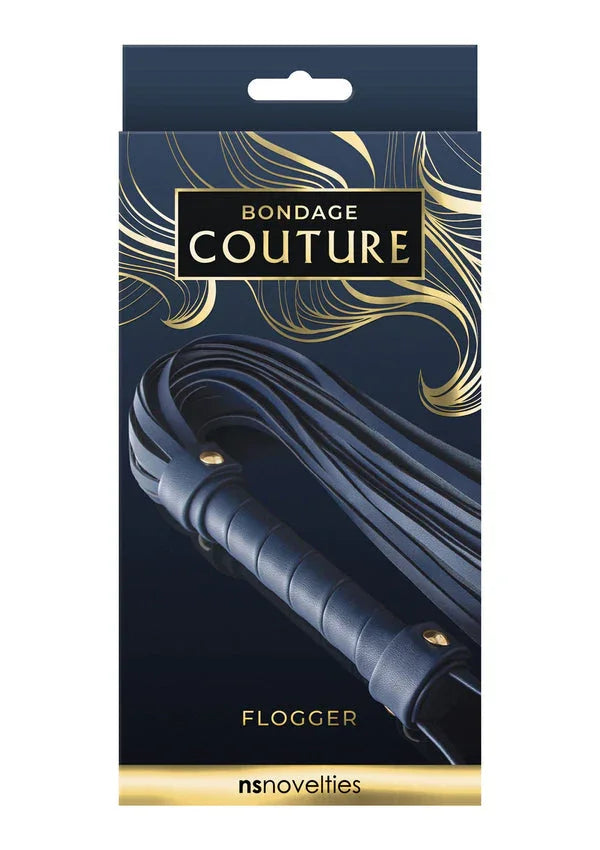 Bestel: Bondage Couture Flogger by NS Novelties - bij Happytoys.nl, happytoys.be, Happytoys.ae: erotische sex webshop | liever Happy dan Easy ⭐⭐⭐⭐⭐