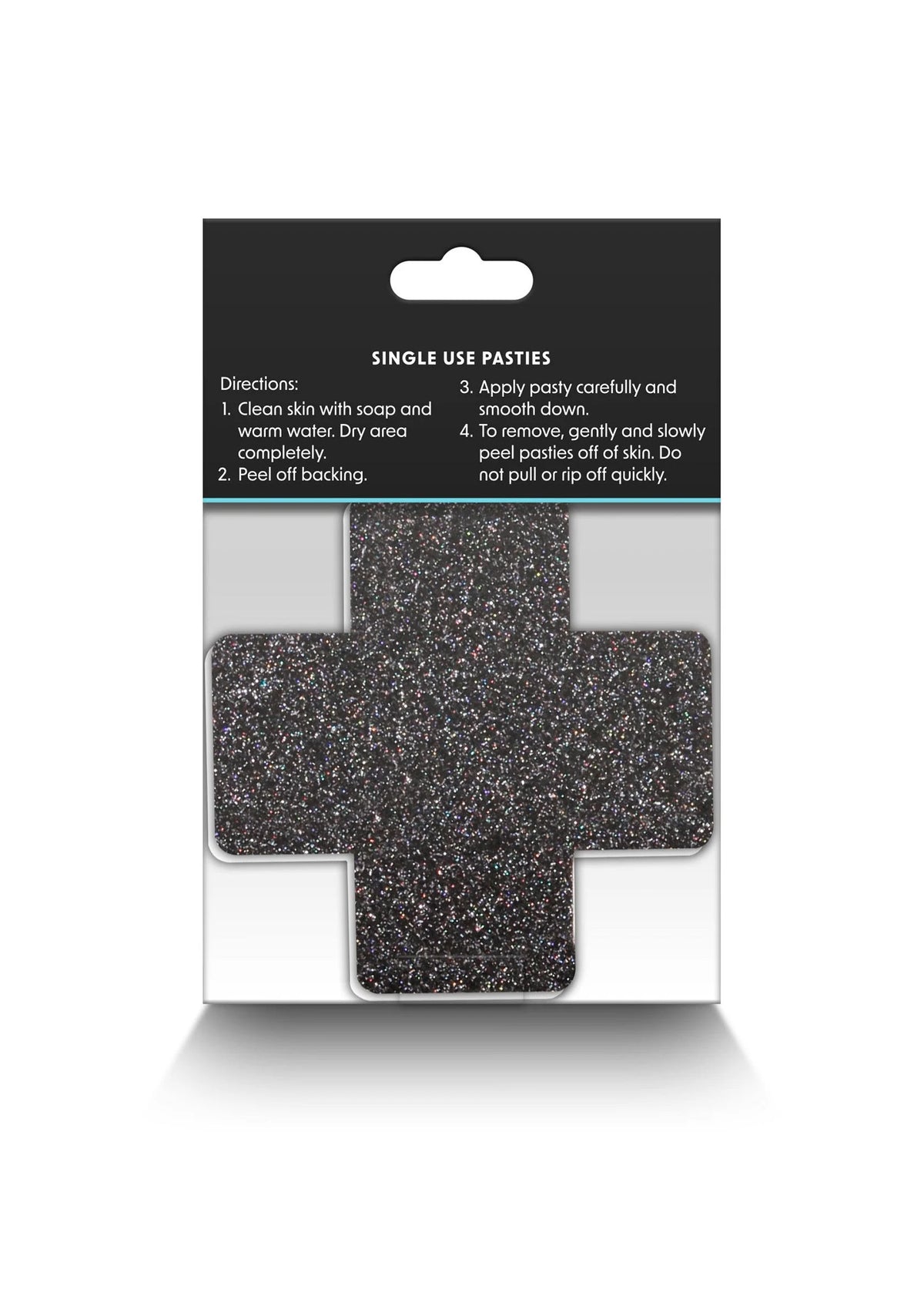 Bestel: Pasties Glitter Cross 2 Pair by NS Novelties - bij Happytoys.nl, happytoys.be, Happytoys.ae: erotische sex webshop | liever Happy dan Easy βββββ