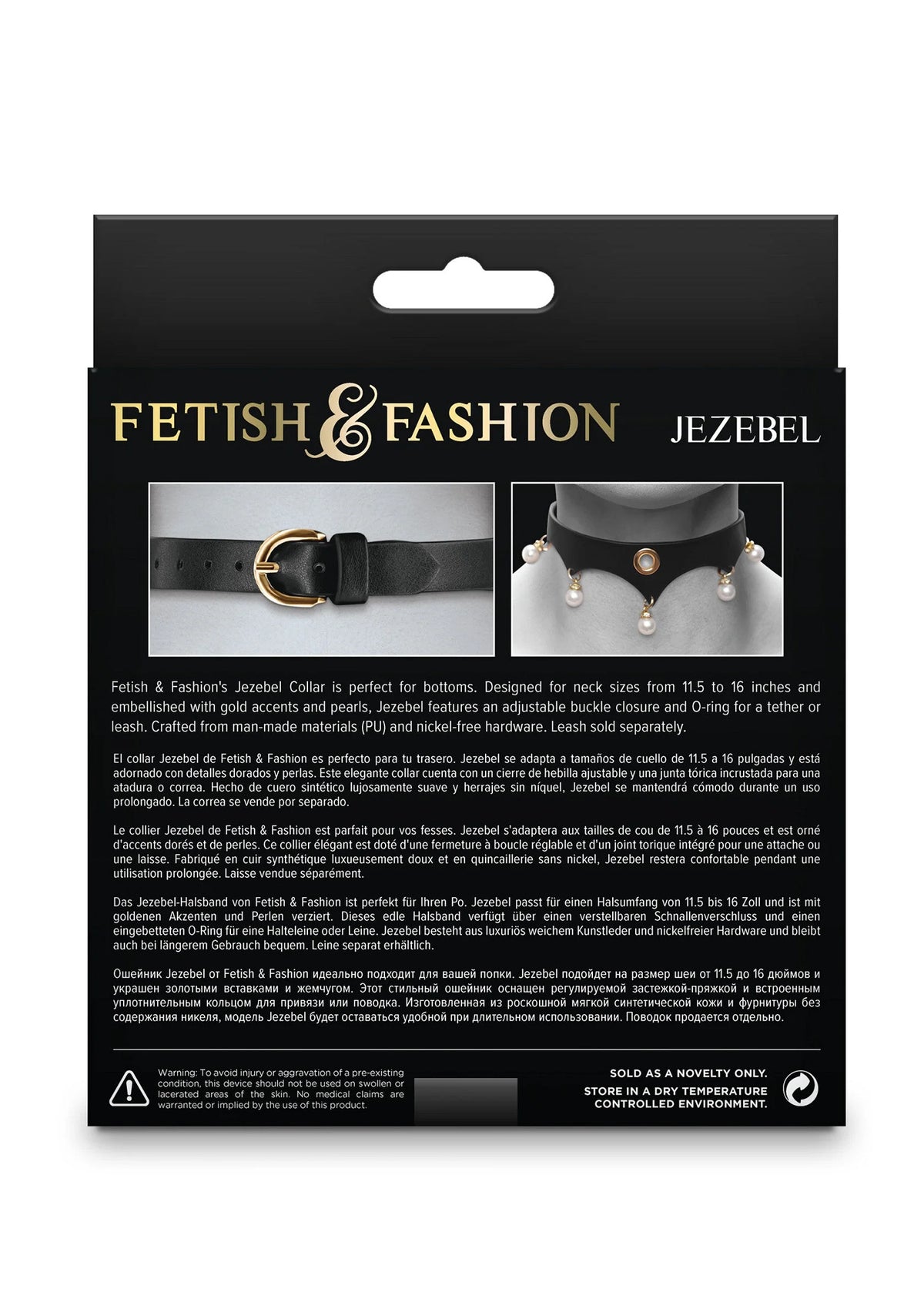 Bestel: Jezebel Collar - bij Happytoys.nl, happytoys.be, Happytoys.ae: erotische sex webshop | liever Happy dan Easy ⭐⭐⭐⭐⭐