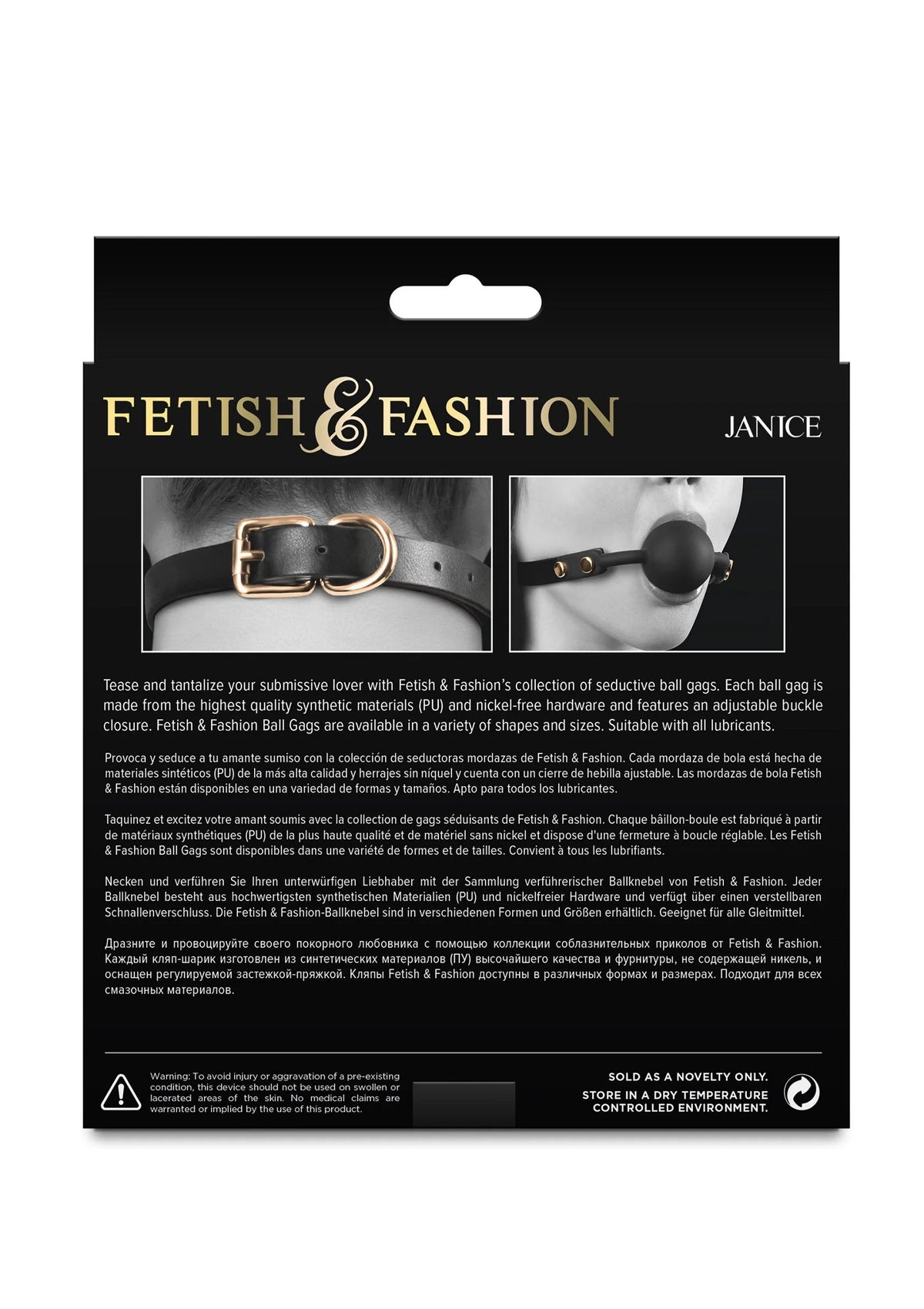 Bestel: Fetish & Fashion Janice Gag - bij Happytoys.nl, happytoys.be, Happytoys.ae: erotische sex webshop | liever Happy dan Easy βββββ