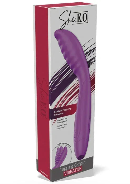 Bestel: Tapping G - Spot Vibrator by She.E.O - bij Happytoys.nl, happytoys.be, Happytoys.ae: erotische sex webshop | liever Happy dan Easy ⭐⭐⭐⭐⭐