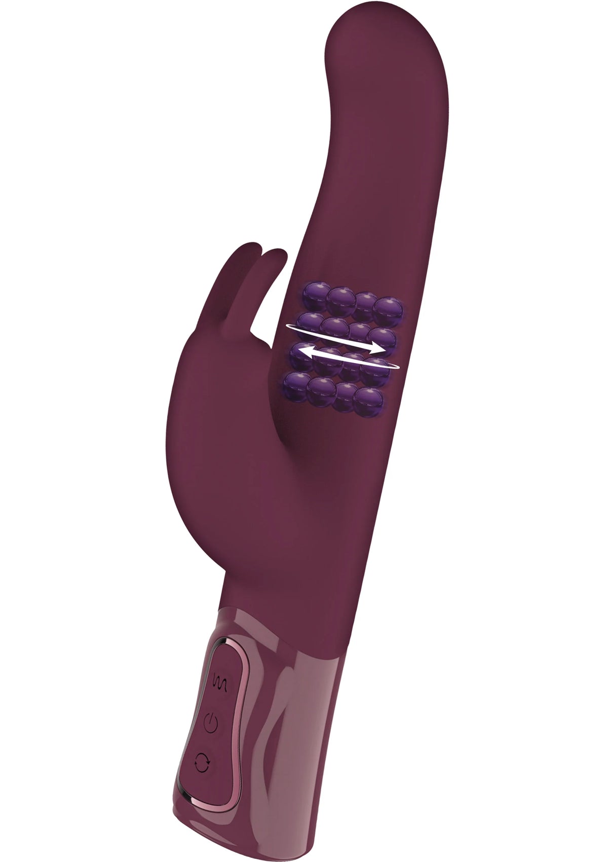 Bestel: Rotating & Vibrating Thick Rabbit Vibrator by She.E.O - bij Happytoys.nl, happytoys.be, Happytoys.ae: erotische sex webshop | liever Happy dan Easy βββββ - Default Title - 20211 - PURPLE