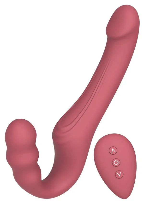 Bestel: Strapless Strap - On Vibrator by She. E.O. - bij Happytoys.nl, happytoys.be, Happytoys.ae: erotische sex webshop | liever Happy dan Easy ⭐⭐⭐⭐⭐ - Default Title - 20213 - PINK