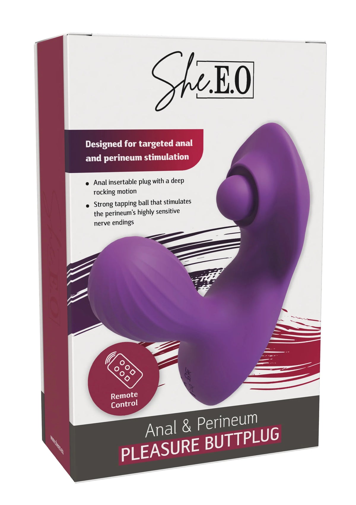 Bestel: Anal & Perineum Stimulator by She. E.O. - bij Happytoys.nl, happytoys.be, Happytoys.ae: erotische sex webshop | liever Happy dan Easy βββββ