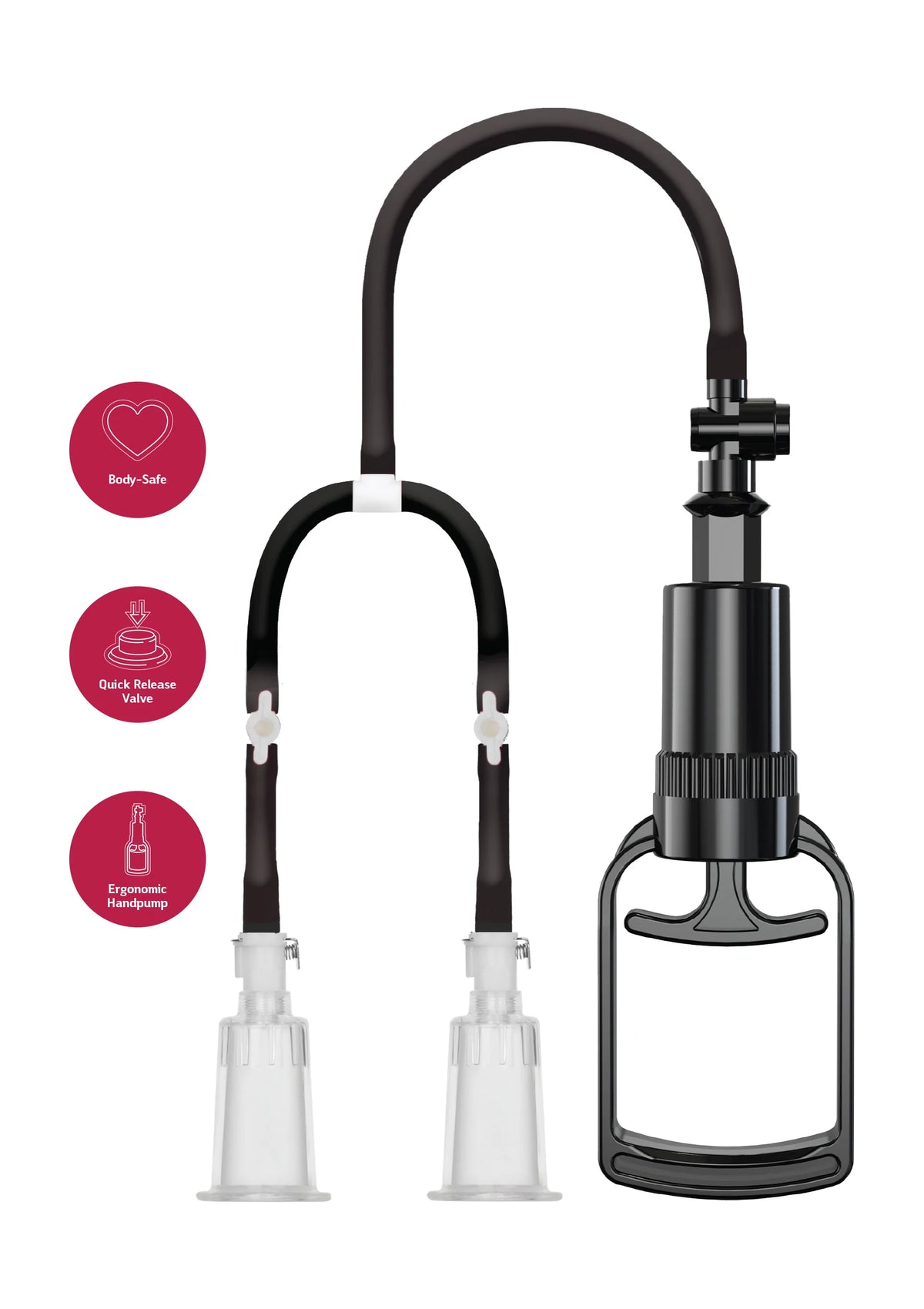 Vacuum Nipple Pleasure Pump M/L by She.EO