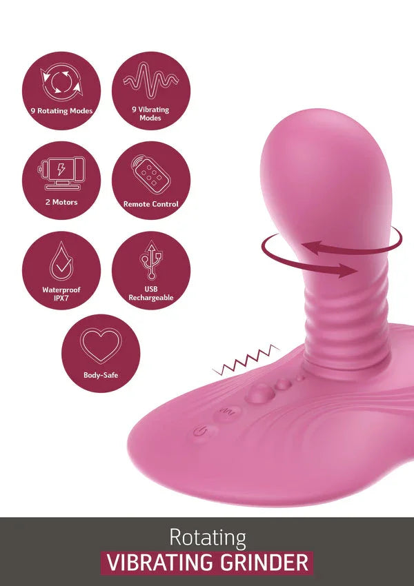 Bestel: Rotating Vibrating Grinder by She. E.O. - bij Happytoys.nl, happytoys.be, Happytoys.ae: erotische sex webshop | liever Happy dan Easy ⭐⭐⭐⭐⭐