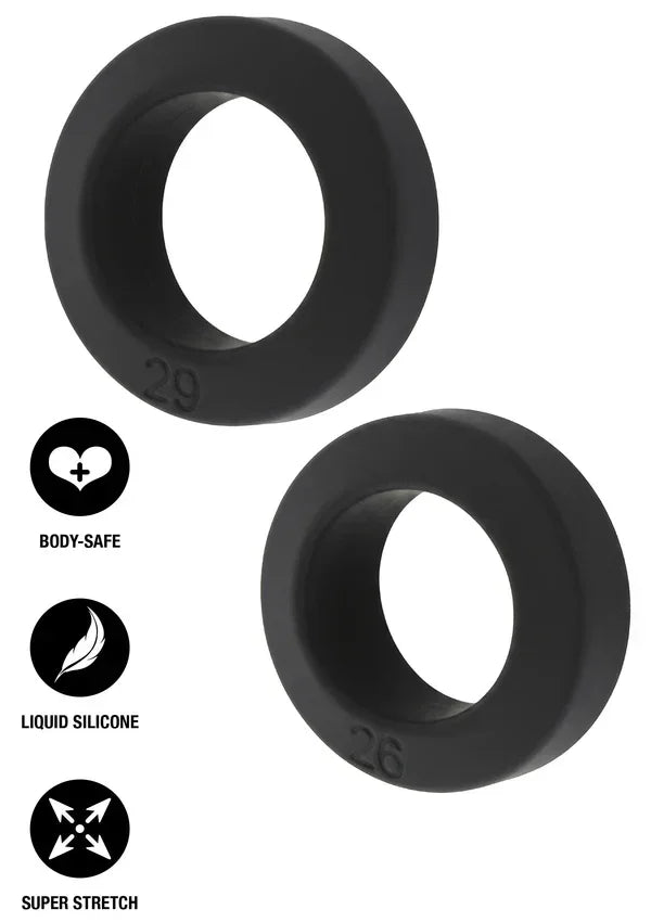 Bestel: Double Stackers C - Rings 2 Pcs Set by Hiden Desire - bij Happytoys.nl, happytoys.be, Happytoys.ae: erotische sex webshop | liever Happy dan Easy βββββ