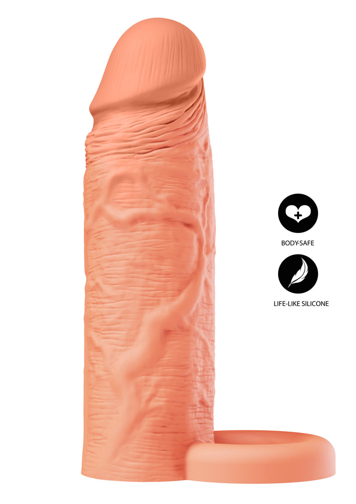 Bestel: Penis Sleeve Liquid Silicone Ring 15 cm by Hidden Desire Inferno - bij Happytoys.nl, happytoys.be, Happytoys.ae: erotische sex webshop | liever Happy dan Easy ⭐⭐⭐⭐⭐