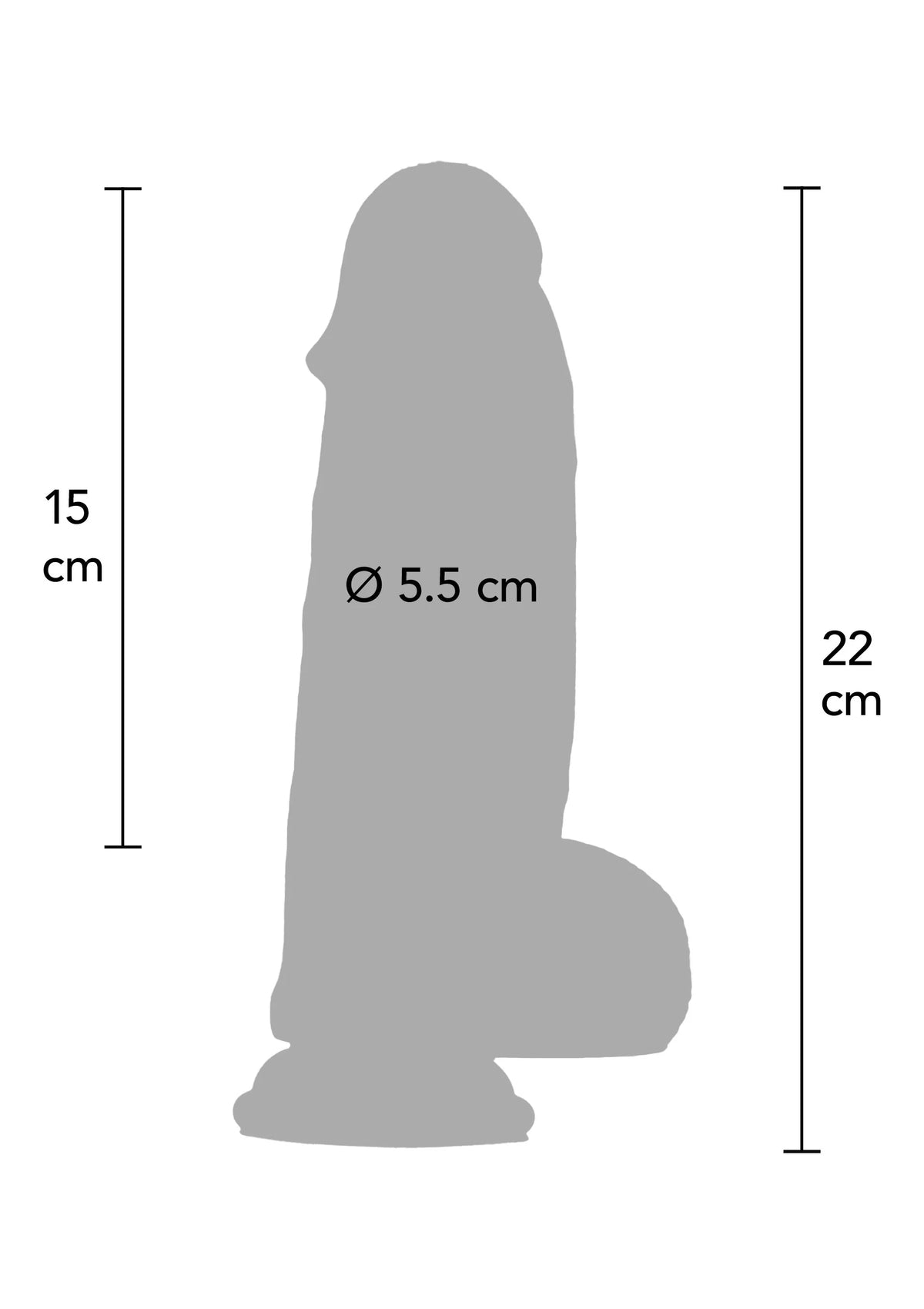 Bestel: Ultra Realistic Dildo Silicone 20 cm by Hidden Desire - bij Happytoys.nl, happytoys.be, Happytoys.ae: erotische sex webshop | liever Happy dan Easy ⭐⭐⭐⭐⭐
