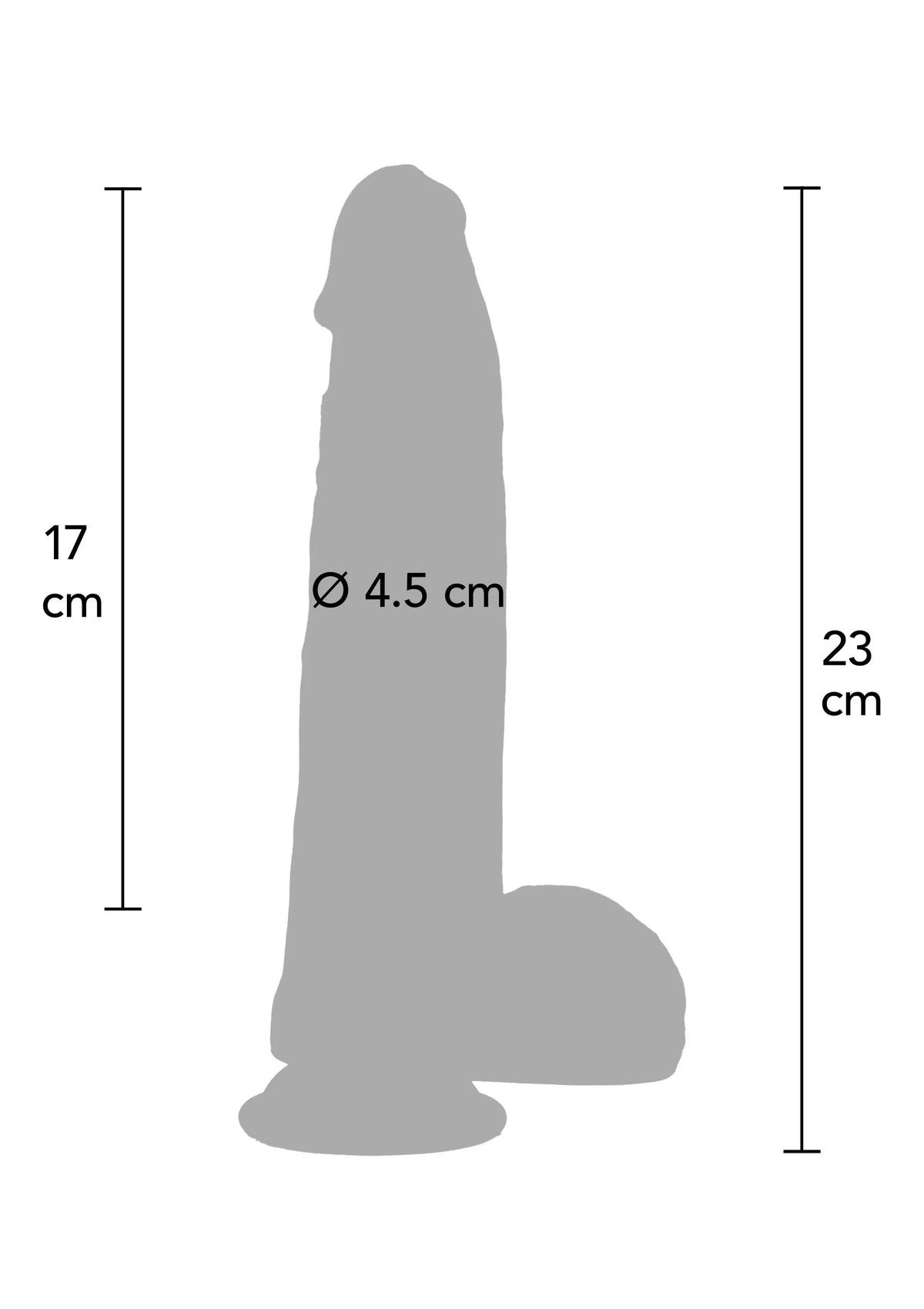 Bestel: Ultra Realistic Dildo Silicone 21 cm by Hidden Desire - bij Happytoys.nl, happytoys.be, Happytoys.ae: erotische sex webshop | liever Happy dan Easy ⭐⭐⭐⭐⭐