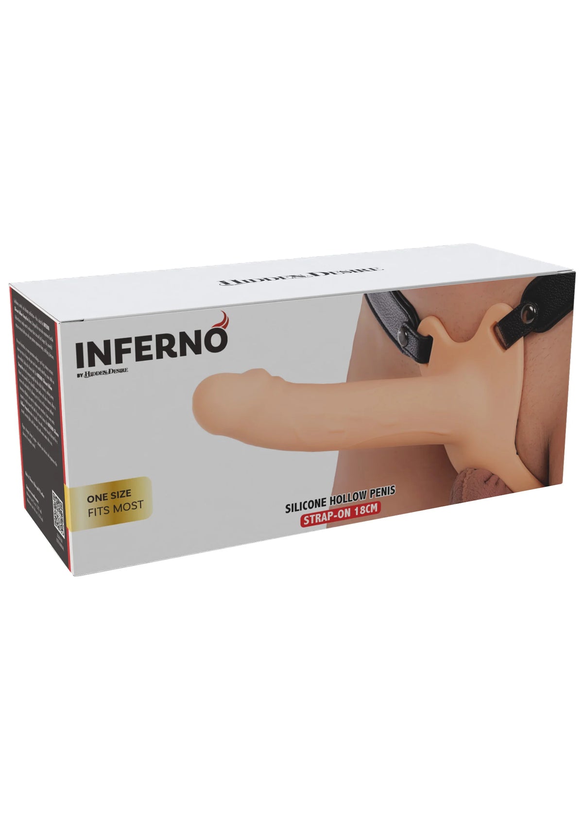 Bestel: Hollow Penis Strapon 18cm Black by Hidden Desire - bij Happytoys.nl, happytoys.be, Happytoys.ae: erotische sex webshop | liever Happy dan Easy ⭐⭐⭐⭐⭐