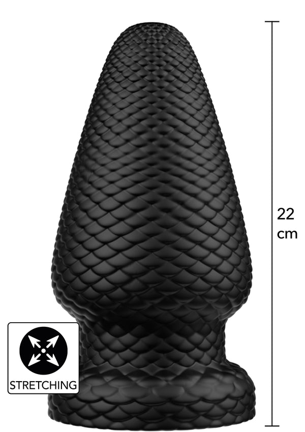Bestel: Giant Dragon Butt Plug PVC XXL by Hidden Desire Extreme - bij Happytoys.nl, happytoys.be, Happytoys.ae: erotische sex webshop | liever Happy dan Easy ⭐⭐⭐⭐⭐ - Default Title - 21237 - BLACK