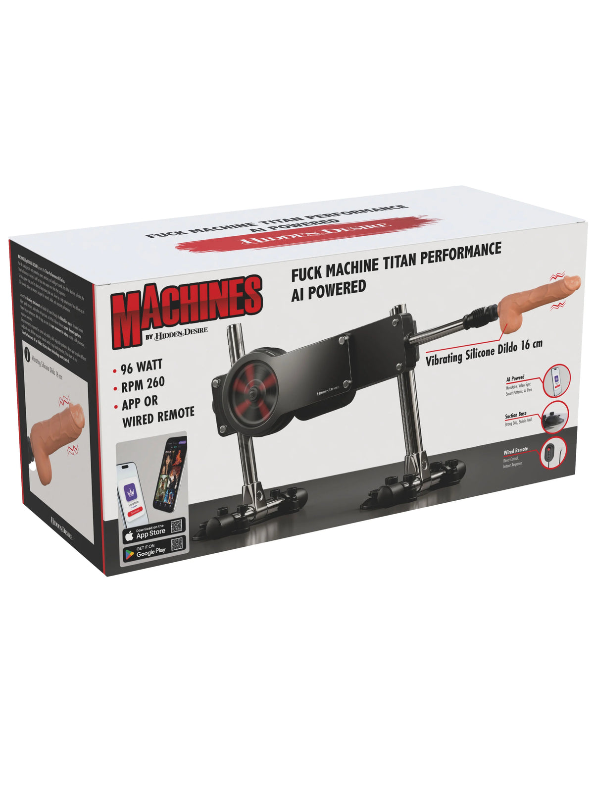 Bestel: Titan Performance - AI Powered 220V by Hidden Desire Bangers Fuck Machines - bij Happytoys.nl, happytoys.be, Happytoys.ae: erotische sex webshop | liever Happy dan Easy ⭐⭐⭐⭐⭐