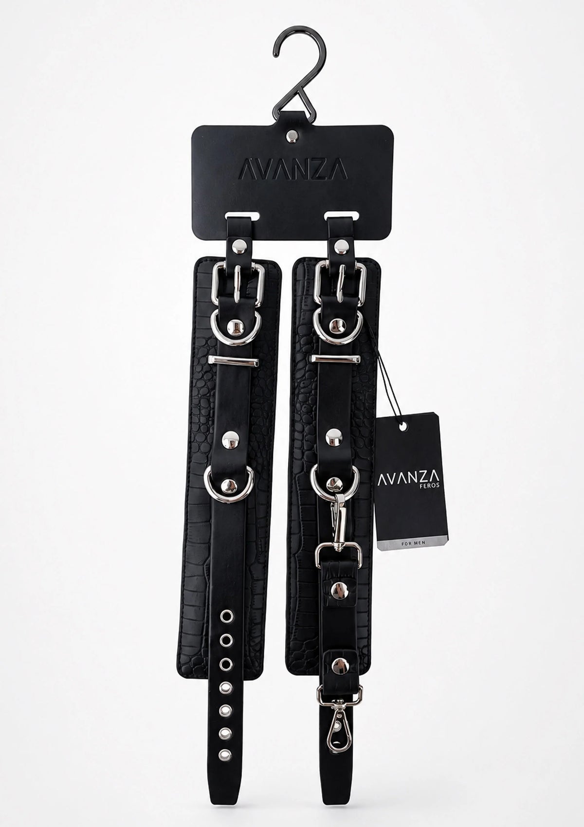 Bestel: Croc - Embossed Wrist Cuffs by Avanza Feros - bij Happytoys.nl, happytoys.be, Happytoys.ae: erotische sex webshop | liever Happy dan Easy ⭐⭐⭐⭐⭐
