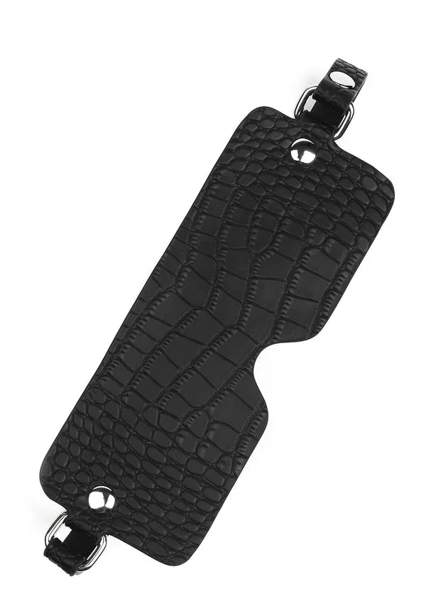 Bestel: Croc - Embossed Blindfold by Feros Avanza - bij Happytoys.nl, happytoys.be, Happytoys.ae: erotische sex webshop | liever Happy dan Easy ⭐⭐⭐⭐⭐