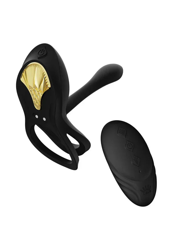 Bayek - Cockring Vibrator with remote control by Zalo - Happytoys Sexshop: online sex shop for Feeling Happy & Easy π - Discreet geleverd