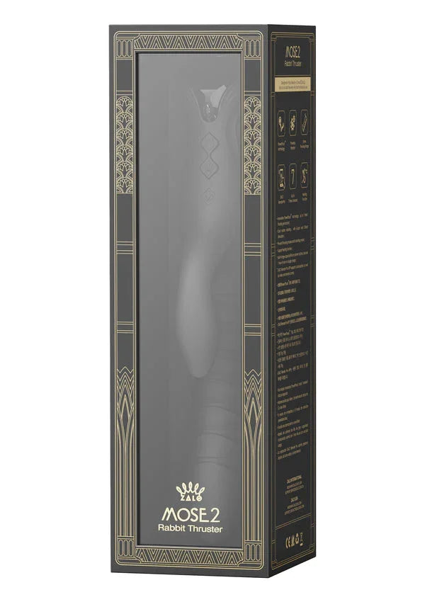 Bestel: Mose 2 Rabbit Thruster+Heating by Zalo - bij Happytoys.nl, happytoys.be, Happytoys.ae: erotische sex webshop | liever Happy dan Easy ⭐⭐⭐⭐⭐