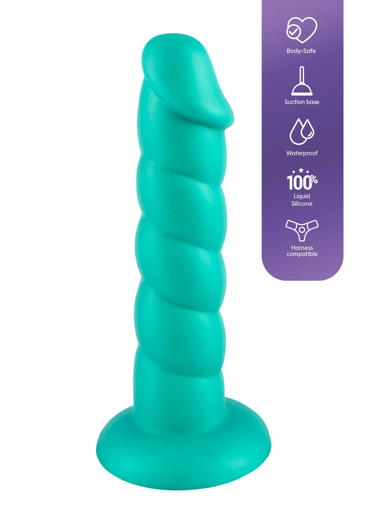 Bestel: Spiral Tease Dong Silicone S by Playhouse Rogue - dildo bij Happytoys.nl, happytoys.be, Happytoys.ae: erotische sex webshop | liever Happy dan Easy ⭐⭐⭐⭐⭐