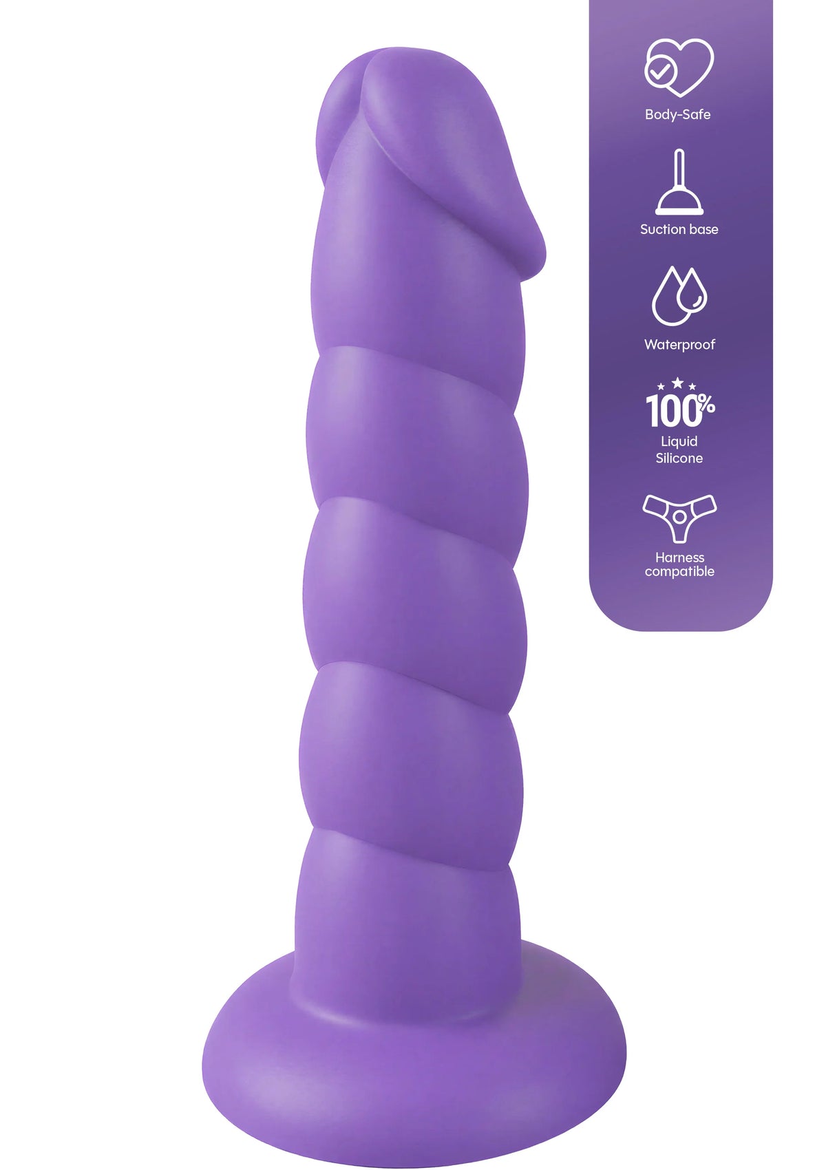 Bestel: Spiral Tease Dong Silicone L by Playhouse Rogue - bij Happytoys.nl, happytoys.be, Happytoys.ae: erotische sex webshop | liever Happy dan Easy ⭐⭐⭐⭐⭐