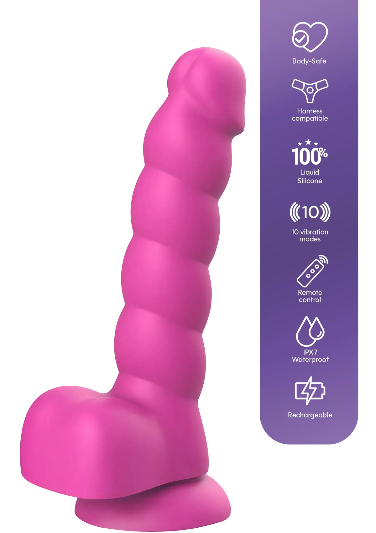 Bestel: Spiral Tease Vibrating Dildo Silicone M by Playhouse Rogue - vibrators bij Happytoys.nl, happytoys.be, Happytoys.ae: erotische sex webshop | liever Happy dan Easy ⭐⭐⭐⭐⭐
