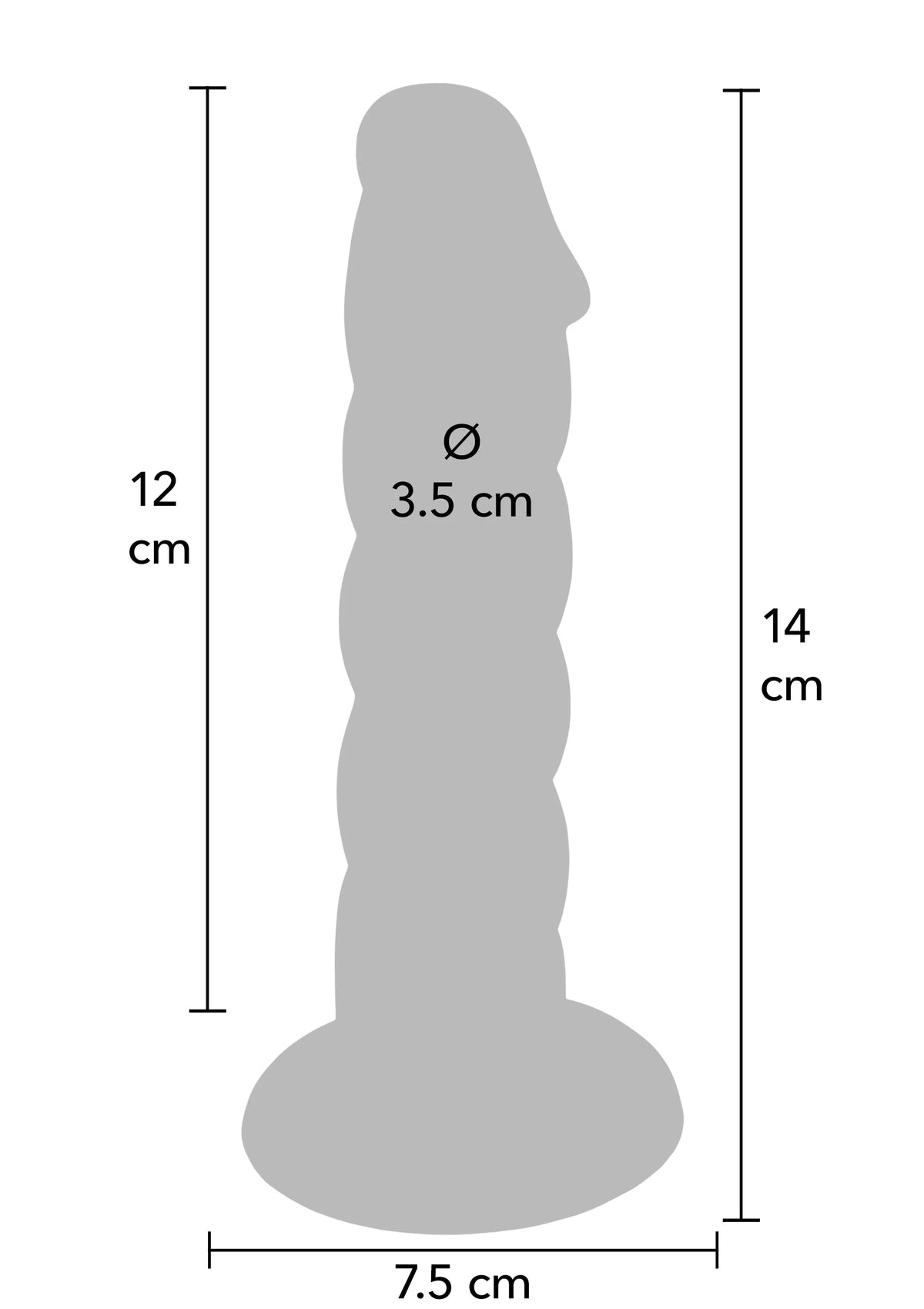 Spiral Tease Vibrating Dong Silicone S by Playhouse Rogue