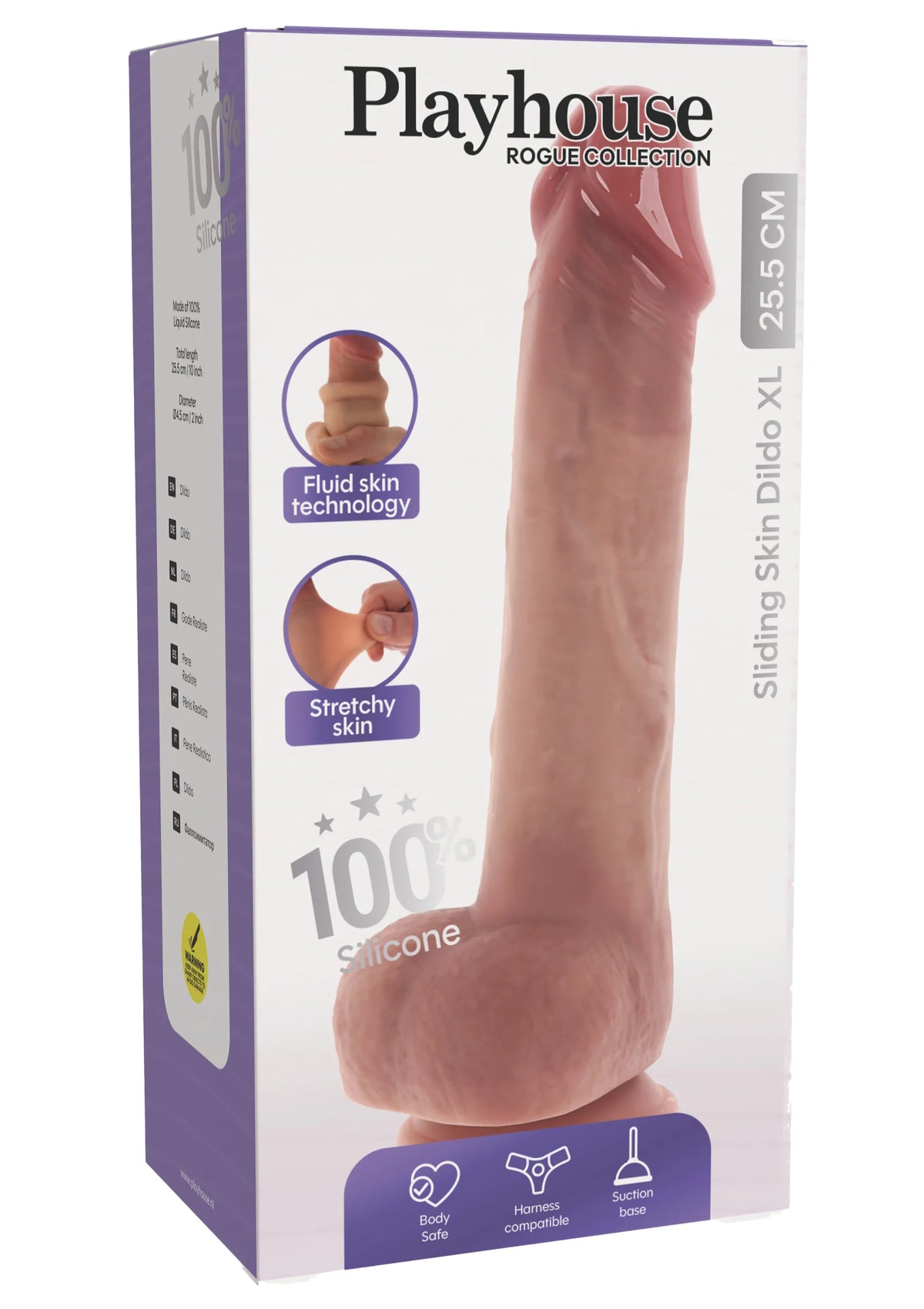 Bestel: Sliding Skin Dildo Silicone XL by Playhouse Rogue - dildo bij Happytoys.nl, happytoys.be, Happytoys.ae: erotische sex webshop | liever Happy dan Easy ⭐⭐⭐⭐⭐